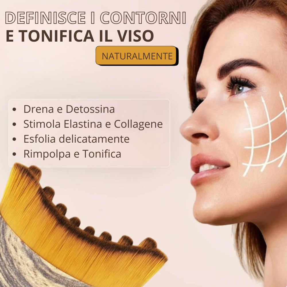 FaceBrush™ - Spazzola Viso Drenante Liftante